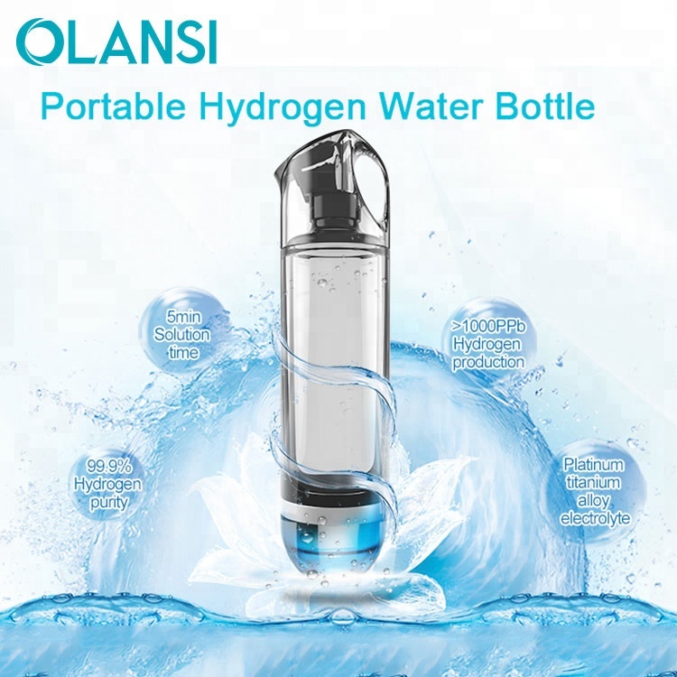 携帯用SPEイオナイザーH2水素水瓶水電解水素発生器
