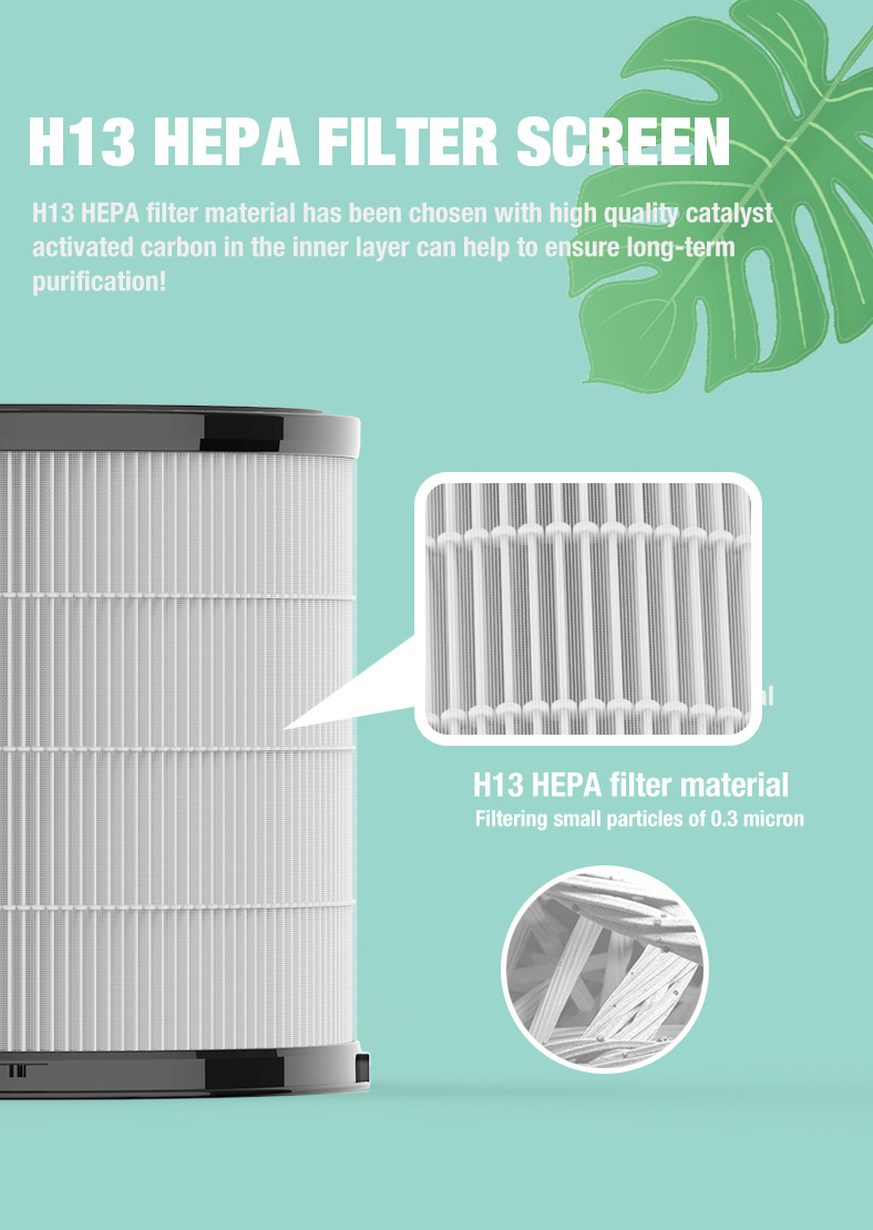 Olansi A4 Proデスクトップ空気清浄機（10）